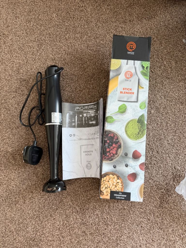 MasterChef Stick Blender with Box and Manual