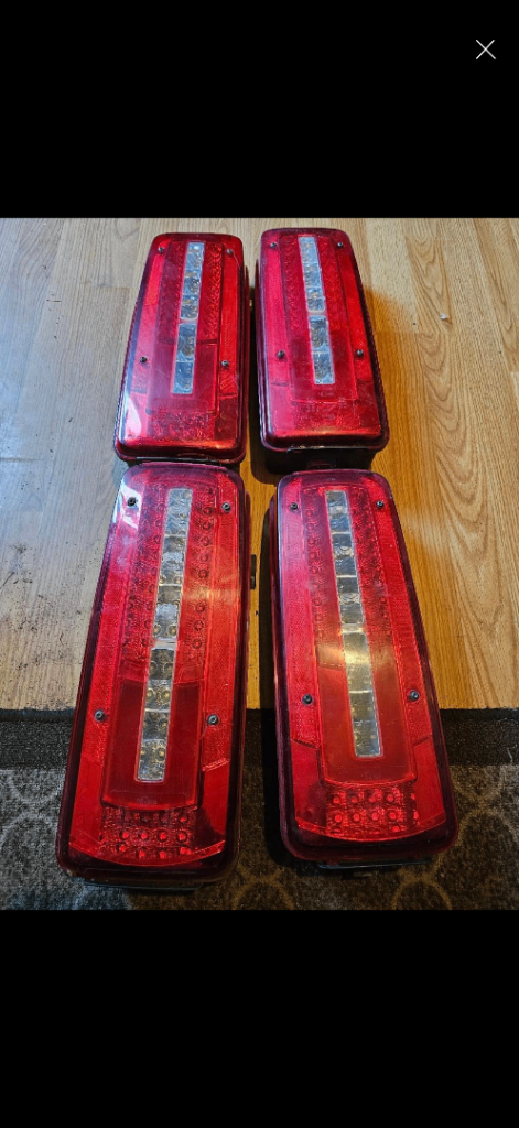 MAN TGA LED Rear Light Left C/W Number Plate