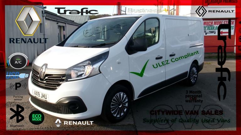 2019 Renault Trafic SL27 ENERGY 1.6 dCi 125ps Business+ Van NO VAT PANEL VAN Diesel Manual