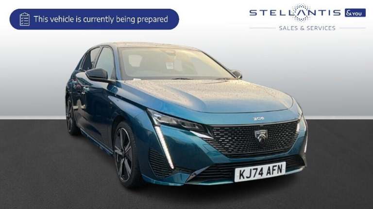 2025 Peugeot 308 1.2 HYBRID GT Hatchback 5dr Petrol Hybrid e-DSC6 Euro 6 (s/s) (136 ps) Hatchback...