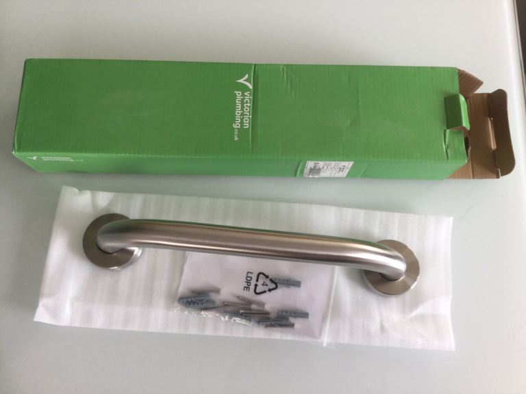 NEW - Milton 12” Grab Rail - Stainless Steel