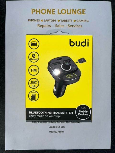 Budi Bluetooth FM Transmitter 15W