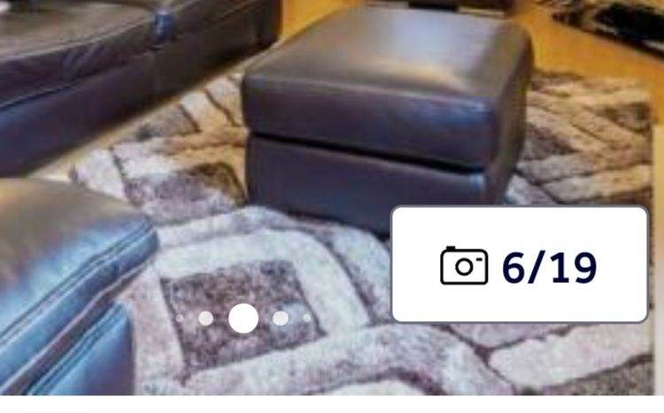 Nearly new medium size patterned rug from Thinkrug