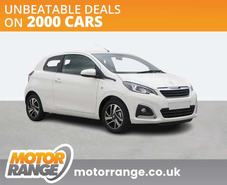 2016 Peugeot 108 1.0 Active 3dr HATCHBACK PETROL Manual