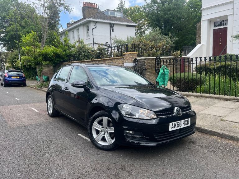 2016 (66) Volkswagen Golf Match 1.6 TDI Manual Diesel Euro 6 Black Hatch 5dr
