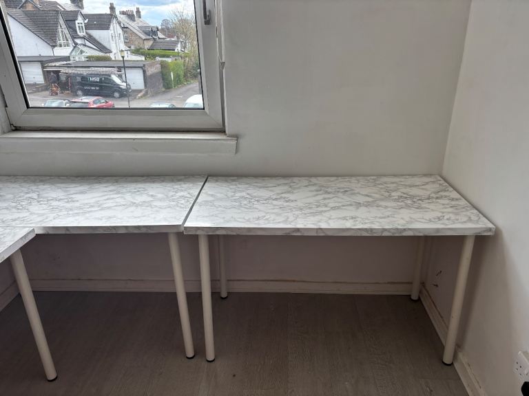 3x IKEA Linnmon table