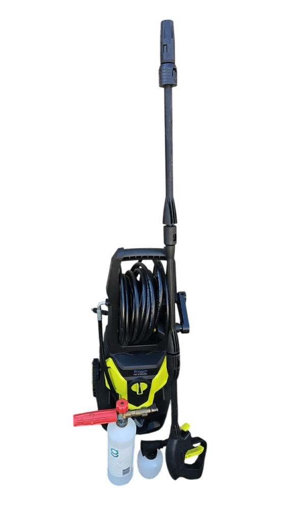 Stream Power Pressure Washer 1650W 420L/h Water Tank Adjustable Nozzle 135bar max Car