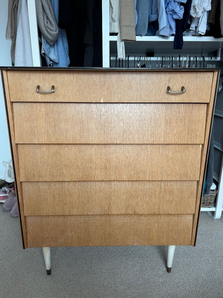 FREE Avalon Yatton mid century tallboy cheat of 5 draws