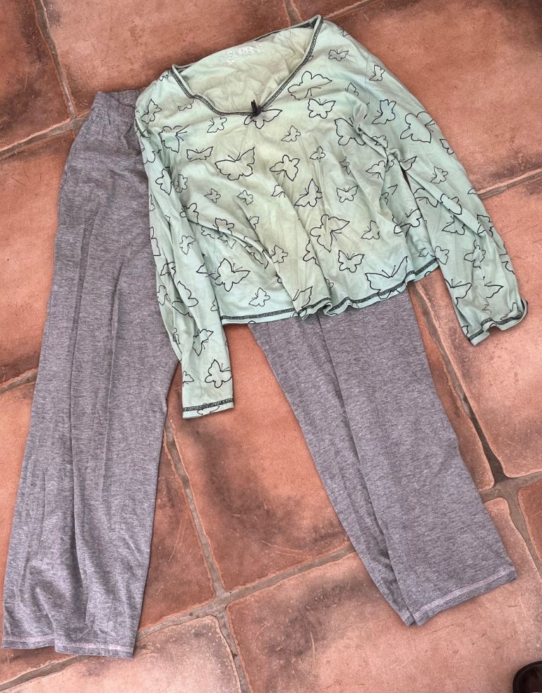 Size 14 butterfly pjs.