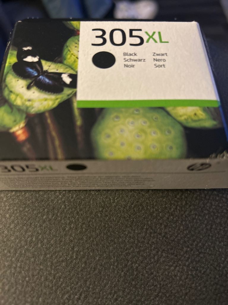 Hp ink cartlidge 305