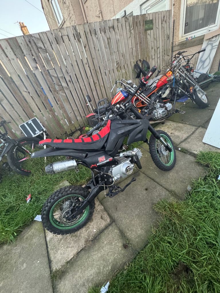 Pit bike 72cc plus 125cc engine & 3x choppers details below 