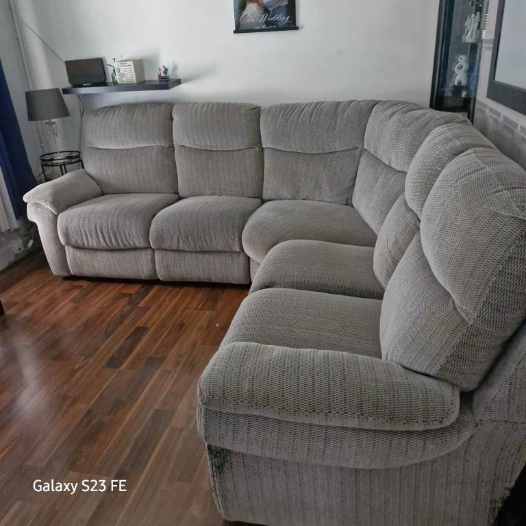 Cream corner sofa