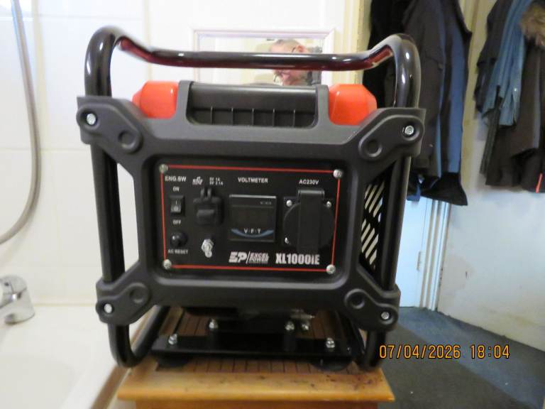 Excel Power Recoil Start 1kW Petrol Inverter Generator 105cc 4 stroke