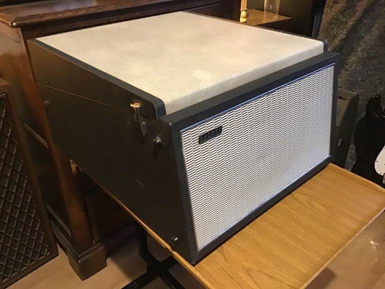 Hacker Gondolier GP42 Valve Record Player with Garrard 2025TC Turntable from 1969