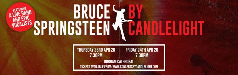 2 tickets for springstein by candlelight in durham cathedral 