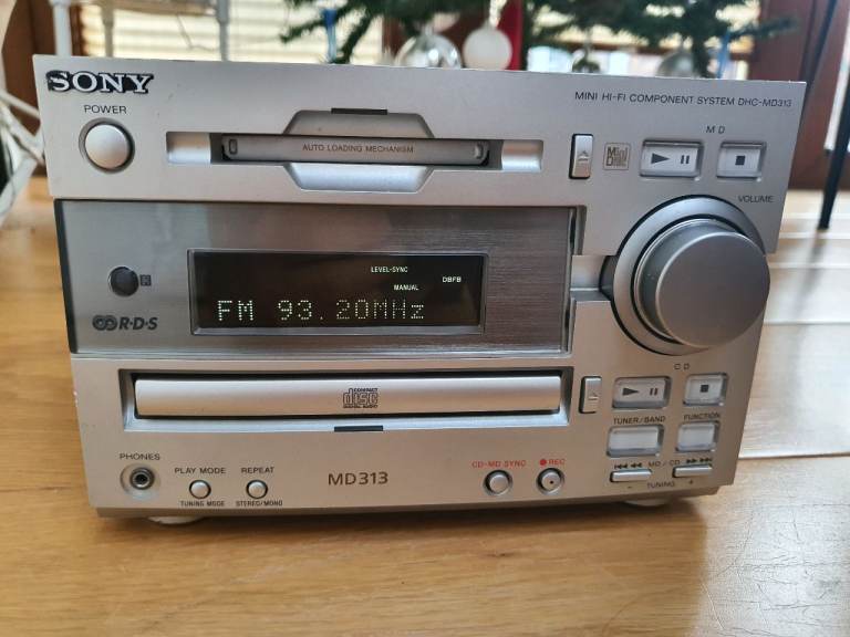 Sony md 313 hi fi stereo player spares or repair