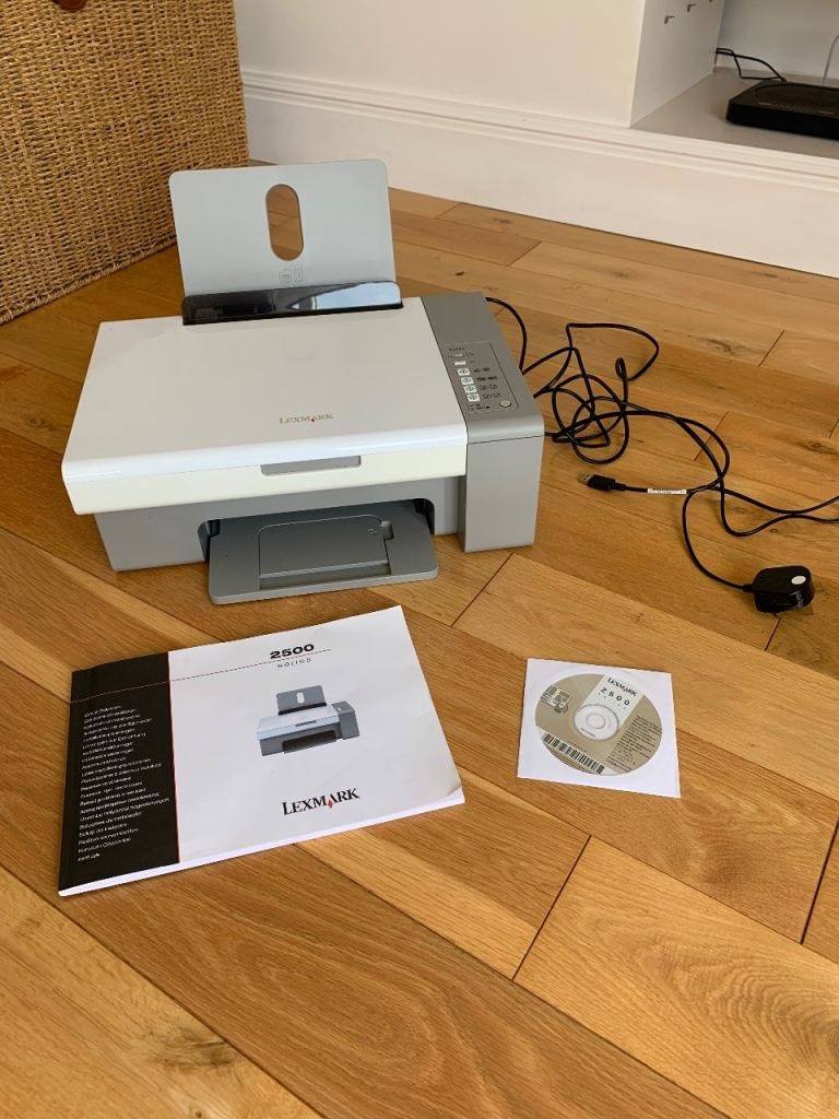 Lexmark 2500 Series Printer with Manual and Software ( used. )