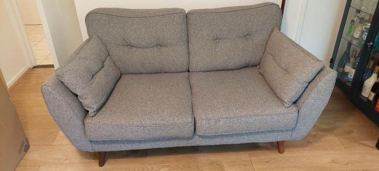 DFS Zinc French Connection 2 seater sofa