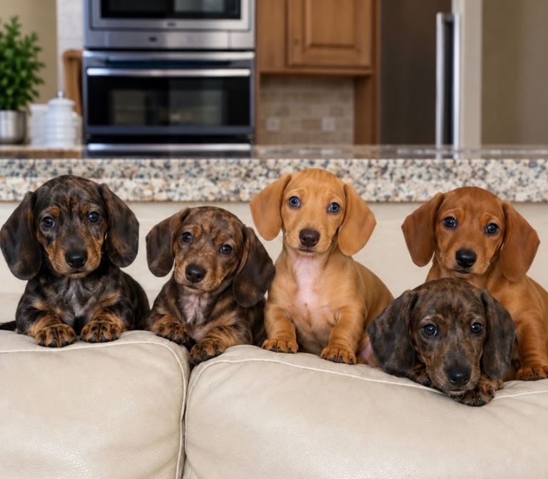 READY NOW** Beautiful pedigree KC miniature dachshund male puppies