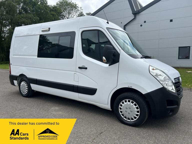 2018 (68) VAUXHALL MOVANO 2.3 CDTi 3500 WELFARE CREW CAB VAN EX NETWORK RAIL