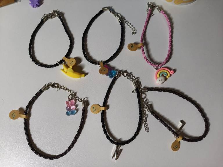 New 1pc buyers choice handmade Bracelets with Charms – Mixed Styles