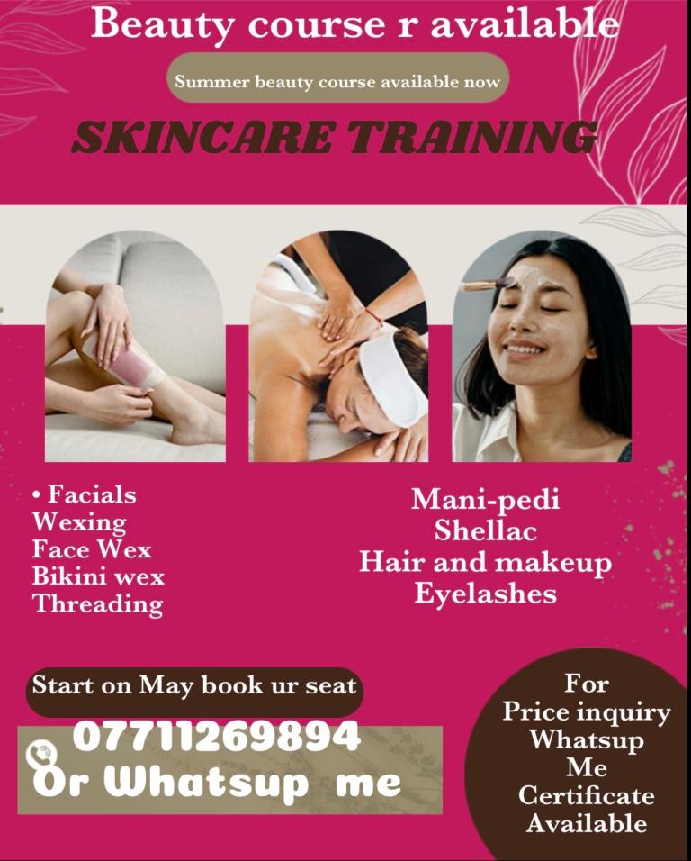 Beauty course training 