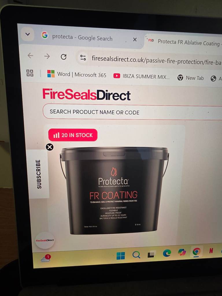 Protecta FR Coating Fire Retardant Paint – NEW