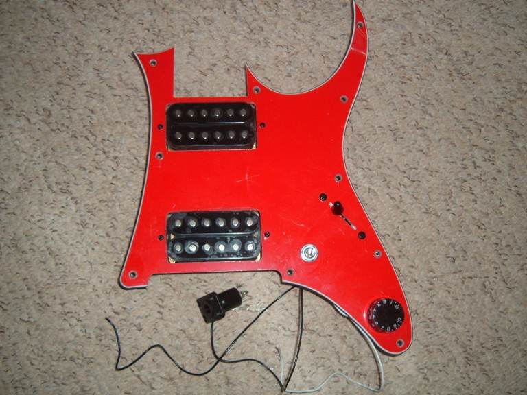 ibanez guitar loaded pickguard new unused