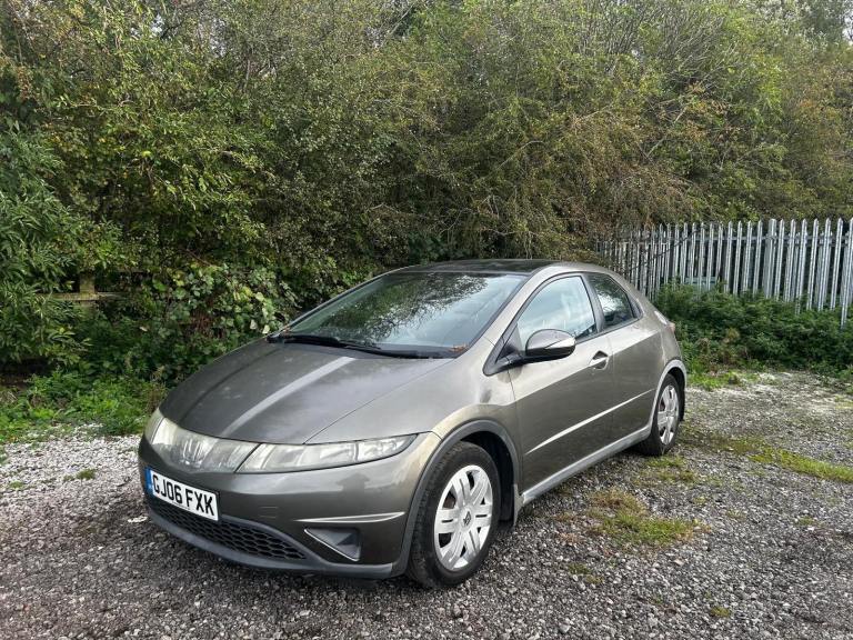 HONDA CIVIC 1.4 I-DSI S 06 REG GREY 5 DOOR MOT AUGUST 30TH 2027 LOW INSURANCE TAX £200 YEAR