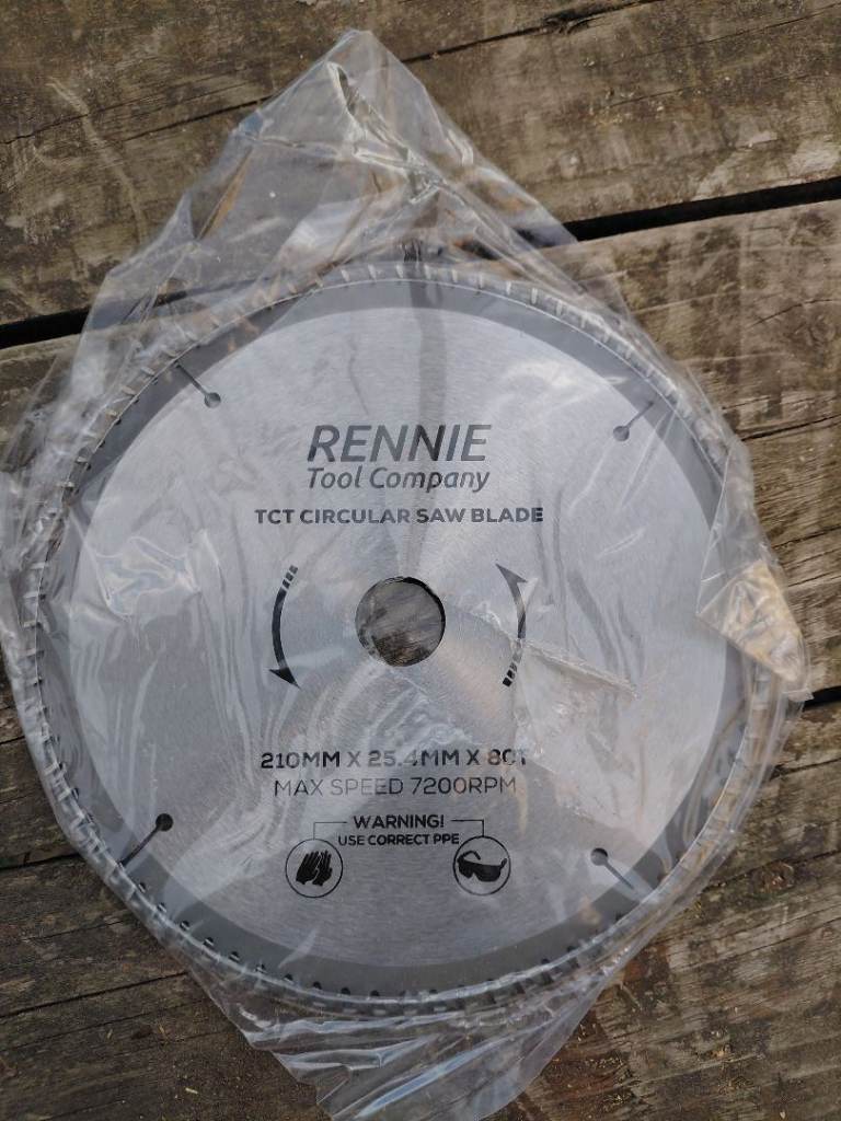 Rennie TCT Circular Saw Blade 210mm – NEW