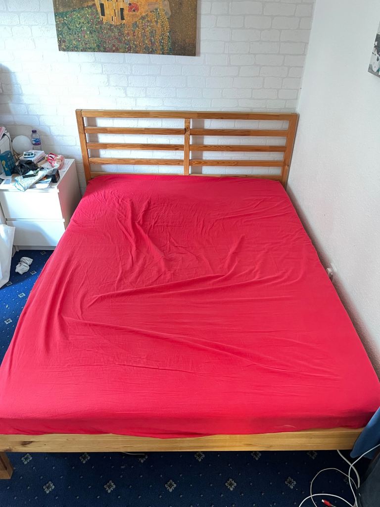 image for ikea double bed