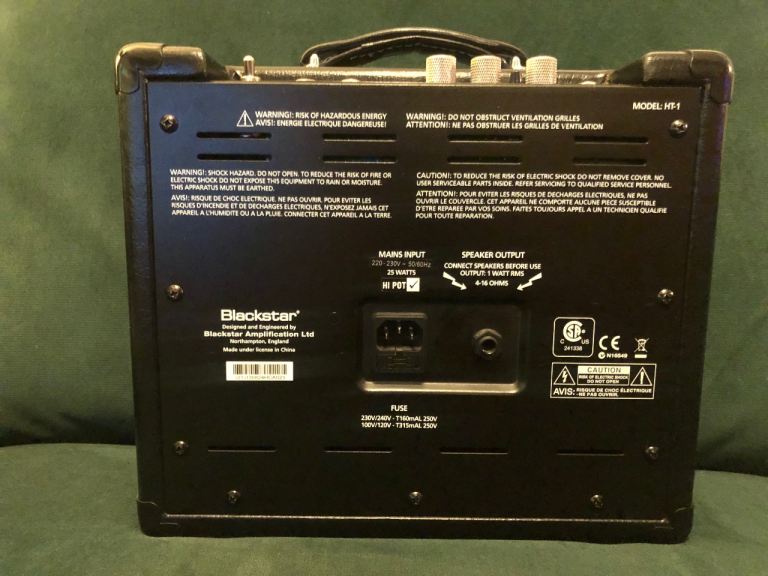 Blackstar HT-1 1 watt all valve amplifier