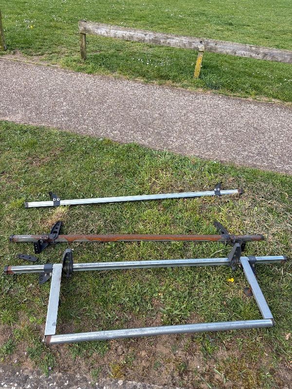 Rhino roller roof rack 3 tier with holders