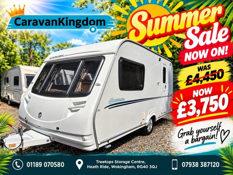 STERLING EUROPA 460 - 2007 - 2 BERTH - REAR BATHROOM - MOTOR MOVER