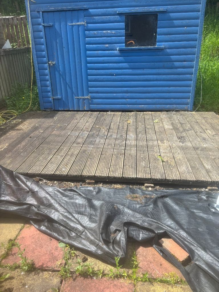 Decking  boards for firewood