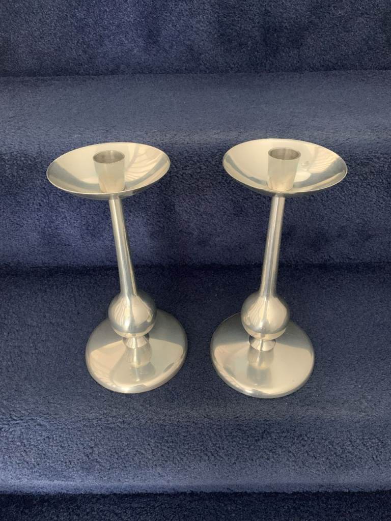 2 x IKEA Candlestick Holders