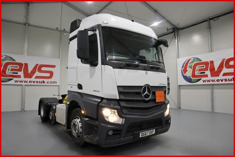 2017 (67 PLATE) Mercedes Benz ACTROS 2443 6x2 Euro 6 Tractor Units