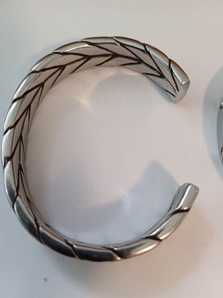 Collection of metal bangles 