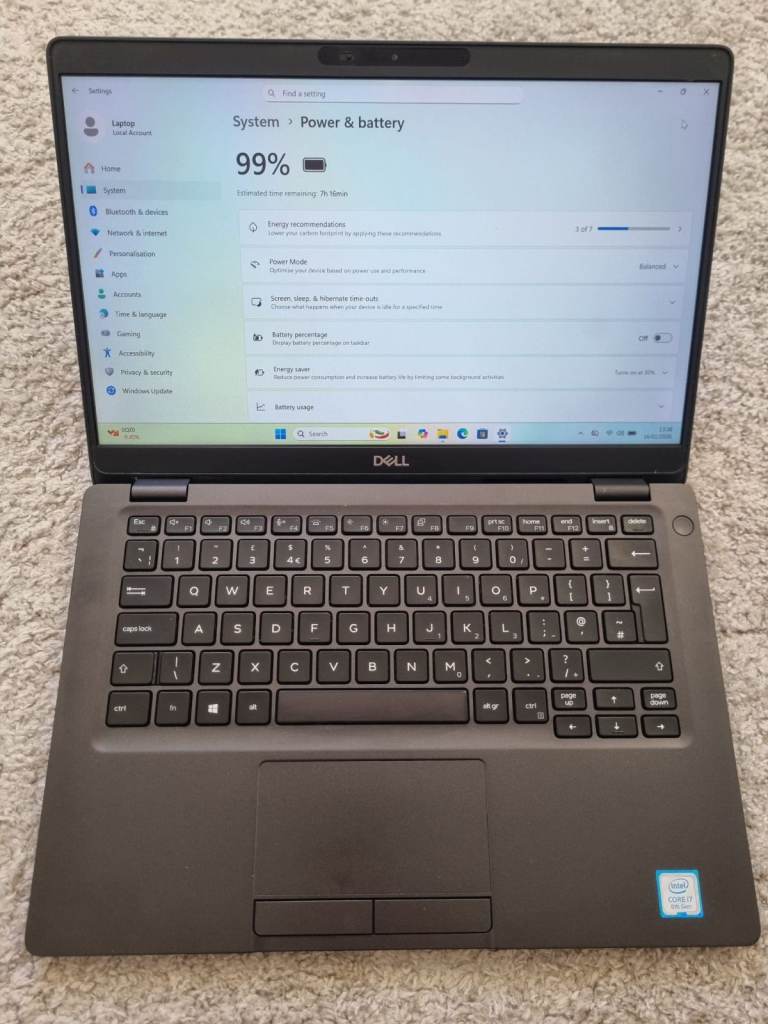 16GB RAM i7 512GB Dell Latitude 5300 Laptop - Can delive