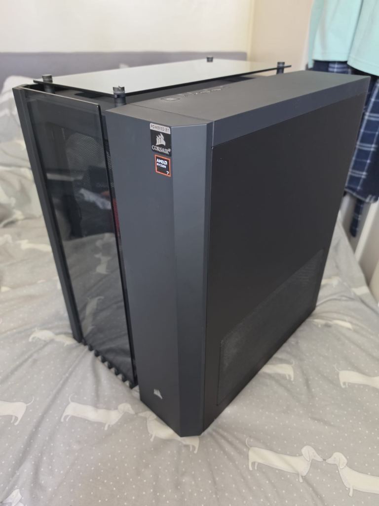 Corsair PC Case - Black, Good Condition