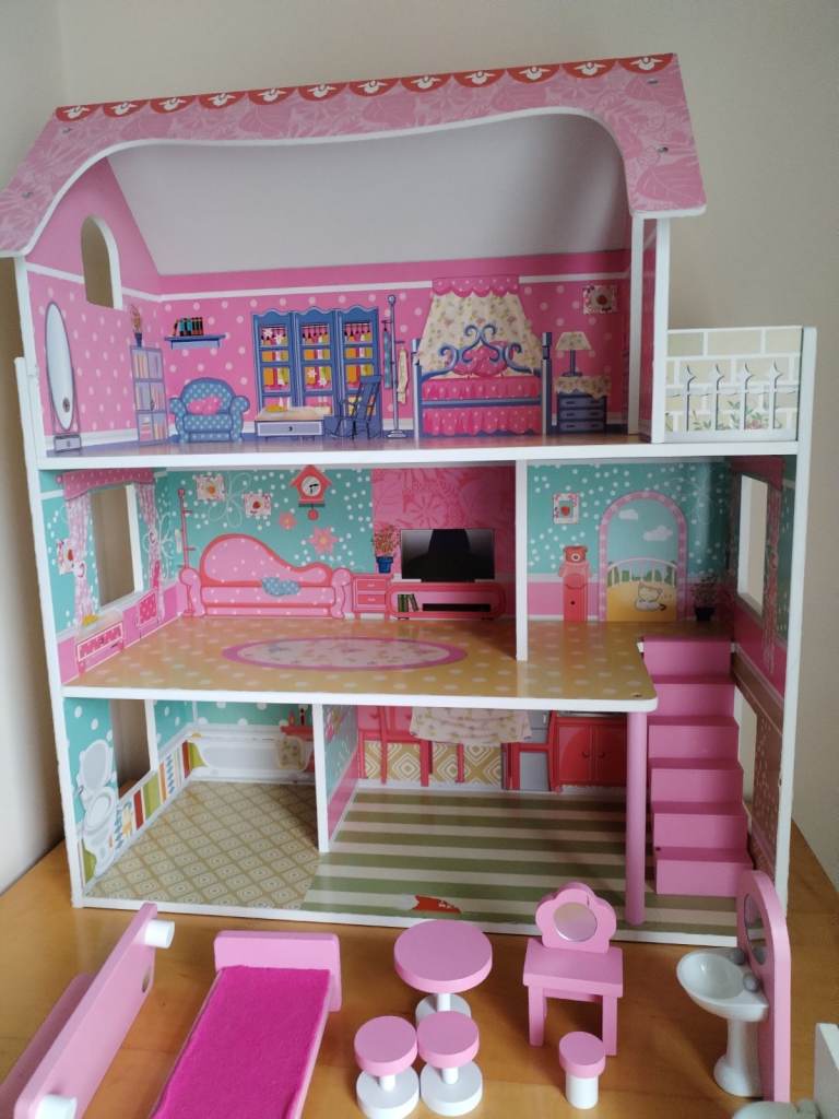 Wooden dolls house