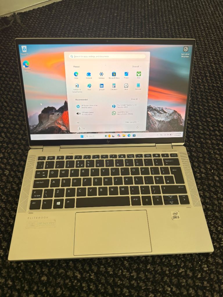 Hp Elitebook x360 1030 g7 16gb ram 256gb ssd 
