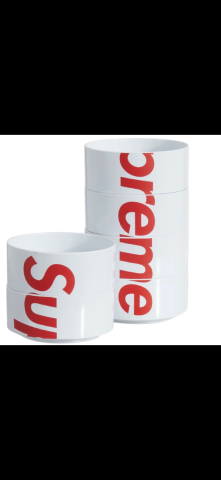 Discontinued* Supreme x Heller White Bowls (Set of 6) | in