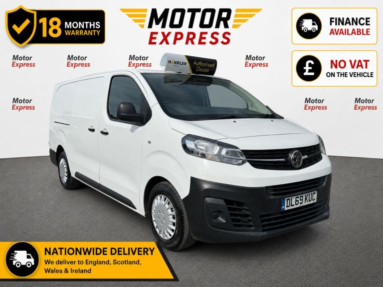 2019 Vauxhall Vivaro 3100 2.0d 120PS Edition H1 Van PANEL VAN Diesel Manual