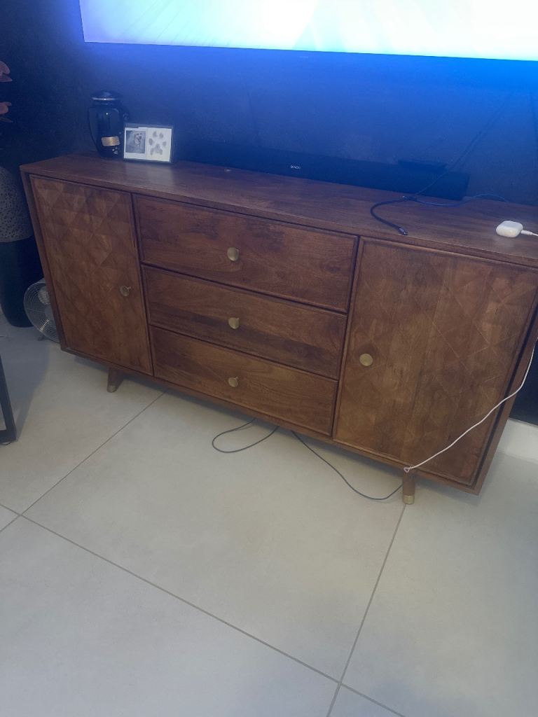 Next Dark Lloyd Mango Wood Sideboards