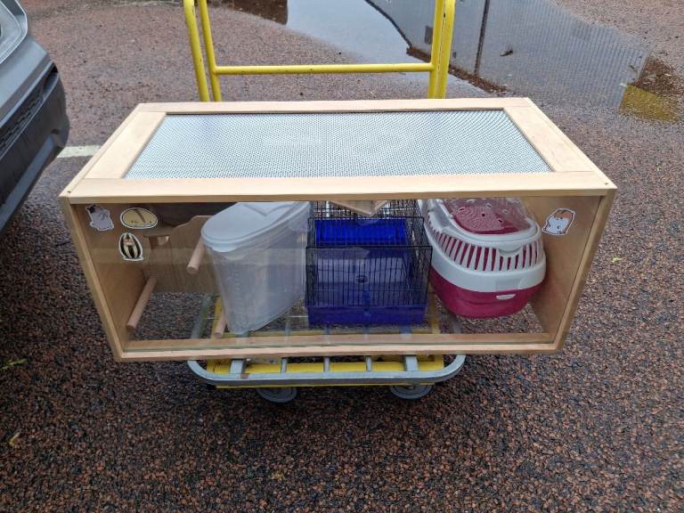 Large glass hamster/gerbil tank