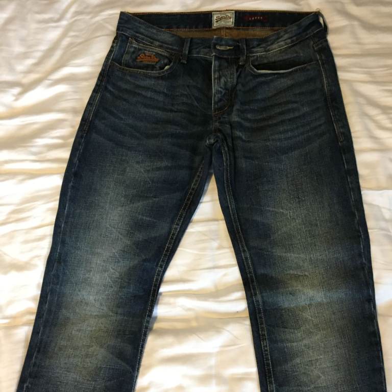 Superdry Mens Loose Jeans (30 inch Waist) - Brand New