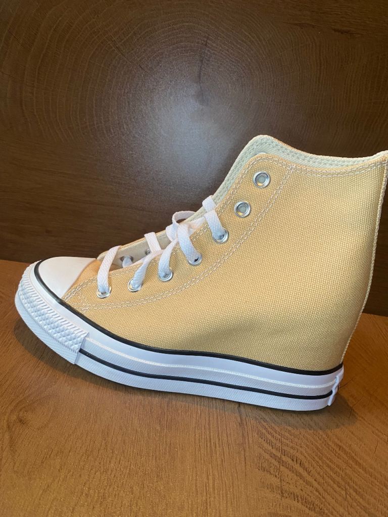 Converse All Star Wedge Trainers - Coastal Dune, UK 4.5