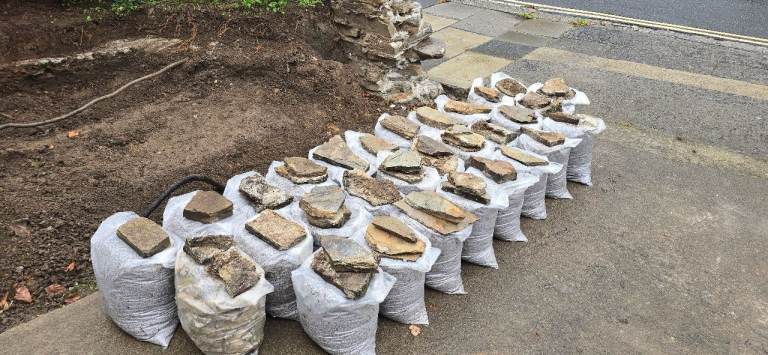 Free bagged Soil and Rubble 