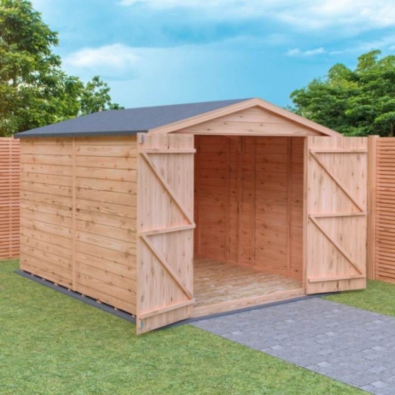 Brand New 10ft x 10ft Wooden Garden Shed – Never Erected